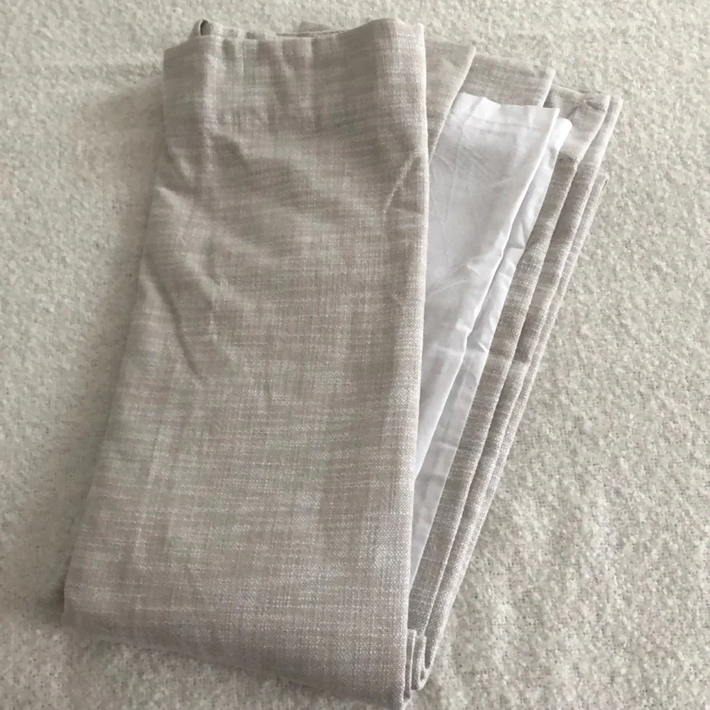 Pottery Barn Seaton 3 in 1 Pole top curtain panel in Neutral